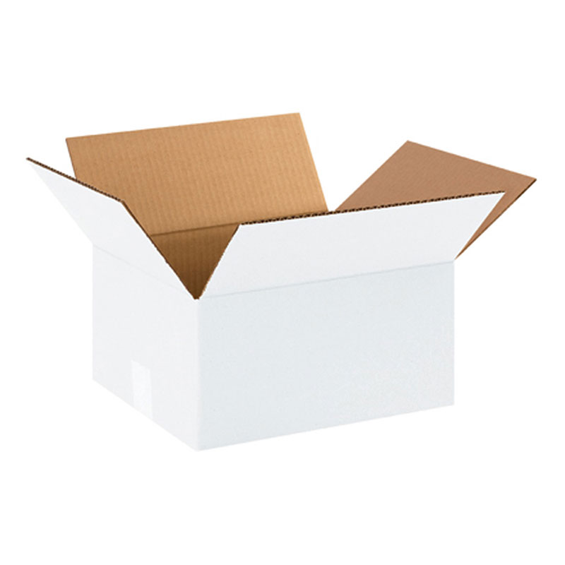 12" x 12" x 6" White Corrugated Box