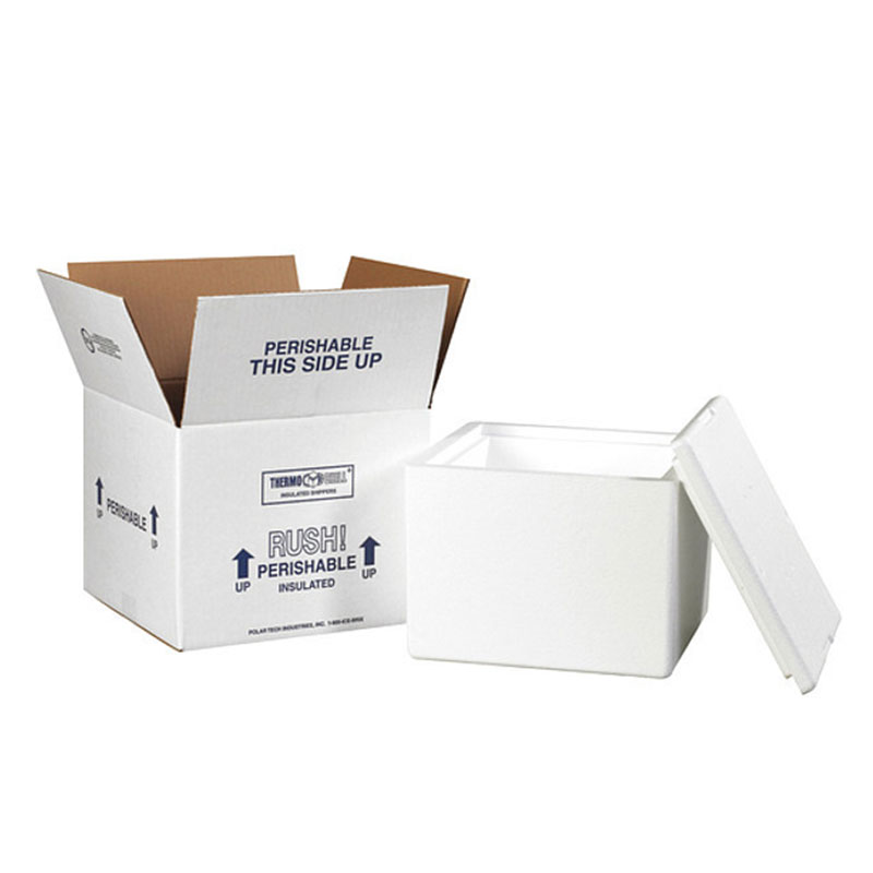 9-1/2" x 9-1/2" x 7" Insulated Shipping Boxes