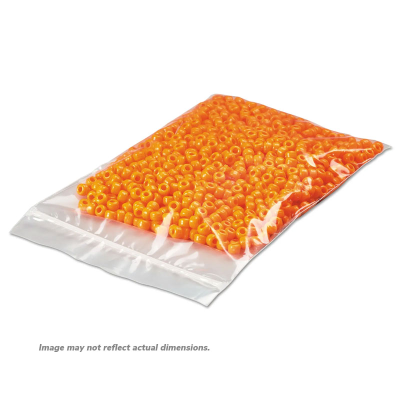 10" x 10" 2 Mil Reclosable Poly Bags. 1000/Cs