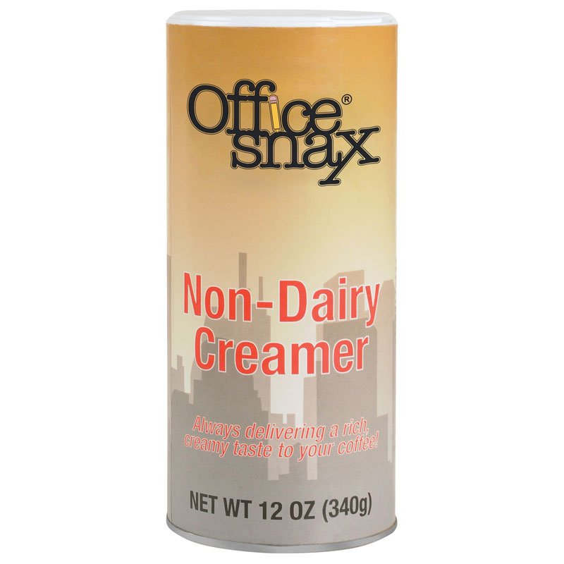 Office Snax® Powder Non-Dairy Creamer Canister. 12oz. 24/Cs