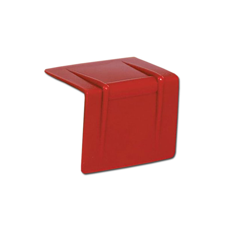 2-1/2" x 2" - Red Plastic Strap Guards. 1000/Cs