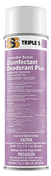 Lavender Disinfectant Deodorant Plus. EPA Registered 12/Cs