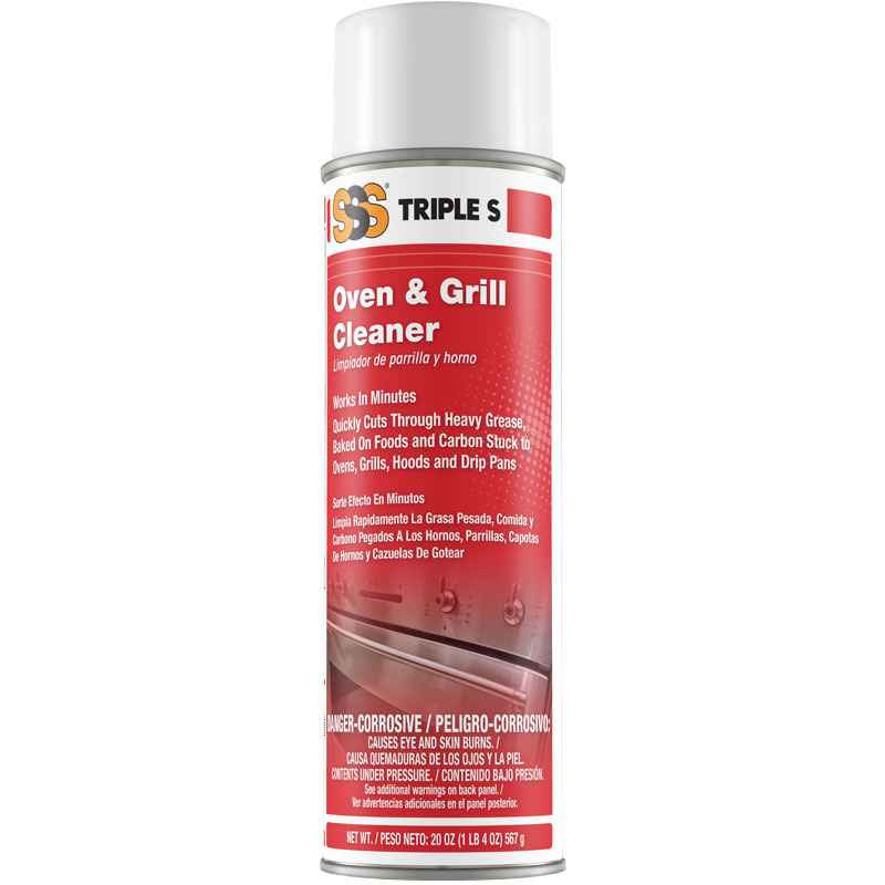 SSS Oven & Grill Cleaner, 20 oz cans, 12/cs