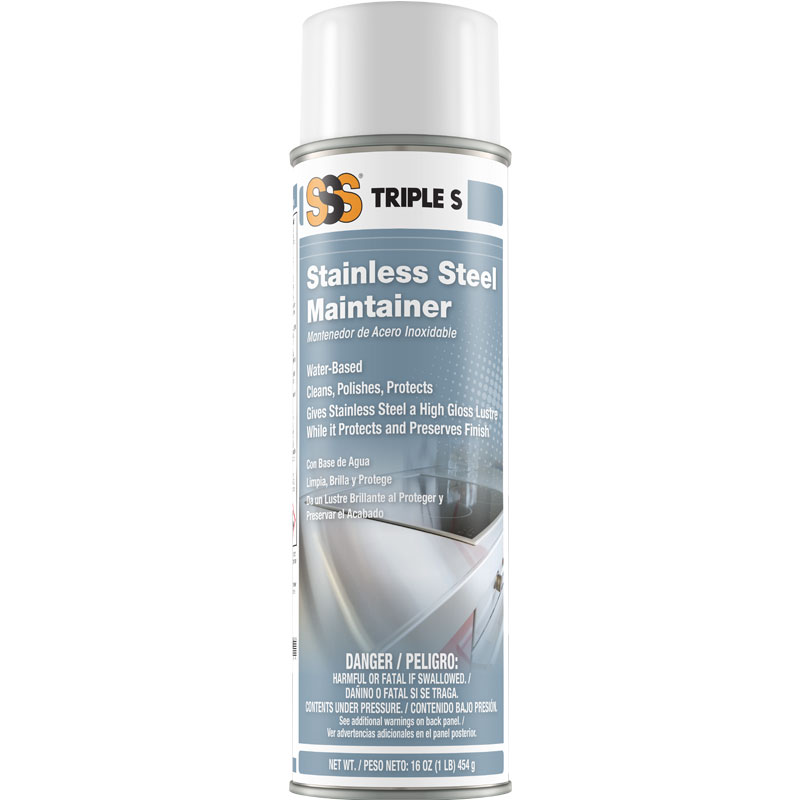 SSS Stainless Steel Cleaner, 16 oz cans, 12/cs