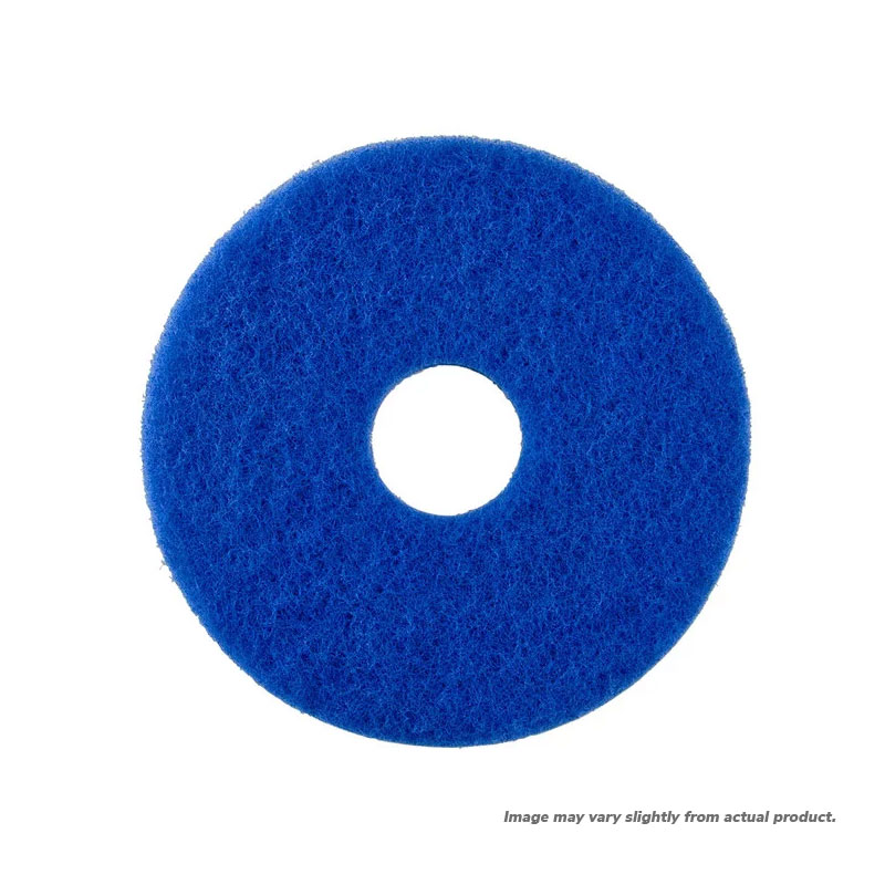 13" Blue Cleaning Floor Pad. 5/Cs