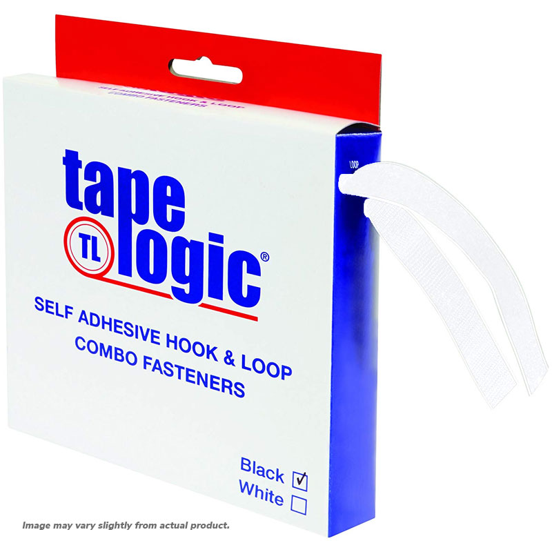 1" x 15' Strips. White Velcro Tape by Tape Logic. 1/C