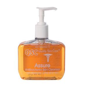 SSS Assure Antibacterial Soap w/Triclosan. 8 oz Pump Bottle, 12/Cs