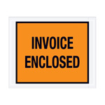 4.5" x 5.5" Orange "Invoice Enclosed" Envelopes