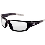 Maki Anti-Fog Safety Glasses. Lens: Clear. Frame: Crystal Black, 12/Cs