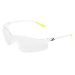 Bullhead Bass™ Safety Glasses Featuring Anti-Fog Clear Lens Frosted Clear Frame 12/Cs