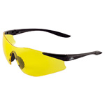 Snipefish Anti-Fog Safety Glasses. Lens: Yellow. Frame: Matte Black, 12/Cs