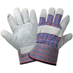 Leather Palm W/Safety Cuff Work Glove. Small. 12/Pair/Pkg
