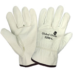 Cow Grain Leather Driver Glove, Large, 12 Pair/Pkg