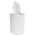 Boardwalk® Center-Pull Hand Towels, 2-Ply, Perforated, 7 7/8" x 10", 600 Wipes/Roll, 6 Rolls/Case