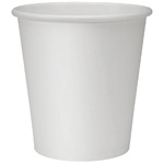 10 oz, White Paper Hot Cups , 1000/Cs