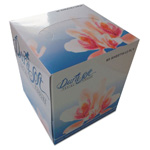 Facial Tissue Cube Box, 2-Ply, White, 85 Sheets Per Box, 36 Boxes per Case