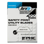 Duratip® Safety Utility Blades. 100/Cs