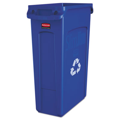 Slim Jim® Recycle Container 23Gal. with Venting Channels. 1/Ea