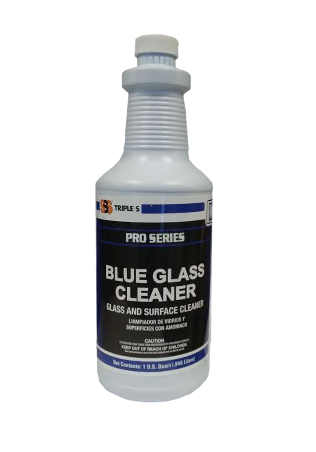 SSS Blue Glass Cleaner, 1 qt. 12/Cs