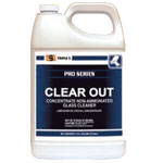 Clear Out Concentrate Glass Cleaner, Non-ammoniated. 1 Gallon