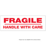 2" x 55 yds. "Fragile Handle With Care" pre-printed tape. 36/cs