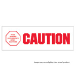 2" x 110 yds. "Caution - If Seal is Broke" pre-printed tape. 36/cs