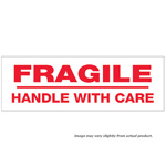 3" x 110 yds. "Fragile Handle With Care" pre-printed tape. 24/cs