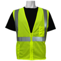 Class 2 Mesh Reflective Lime Safety Vest - XSmall 1/Ea