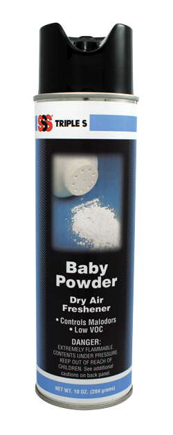 sss-05030 Triple S Baby Powder Air Freshener / Deodorizor