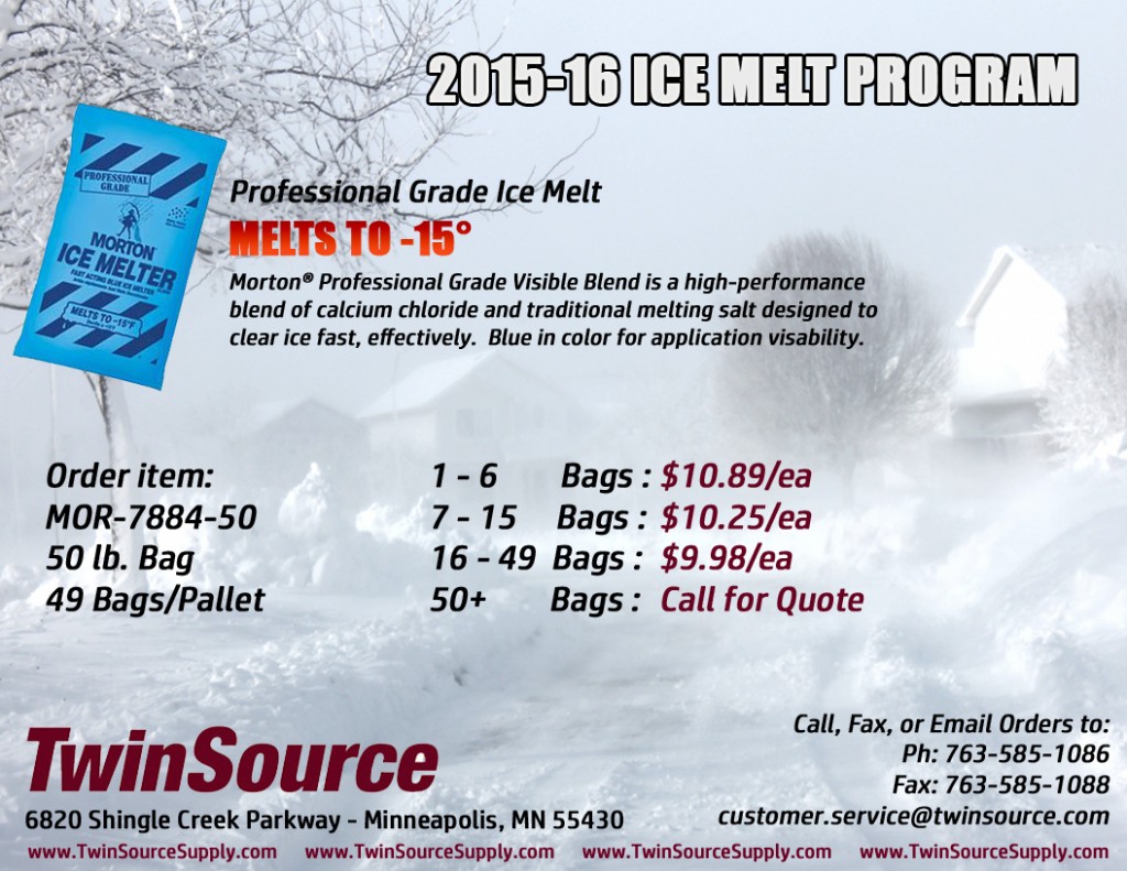 2015-2016 Winter Ice Melt Program 