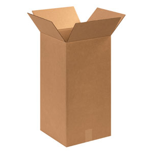 12" x 12" x 24" Tall Corrugated Box