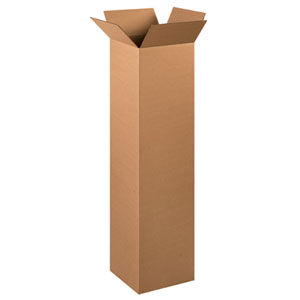 12" x 12" x 48" Tall Corrugated Box