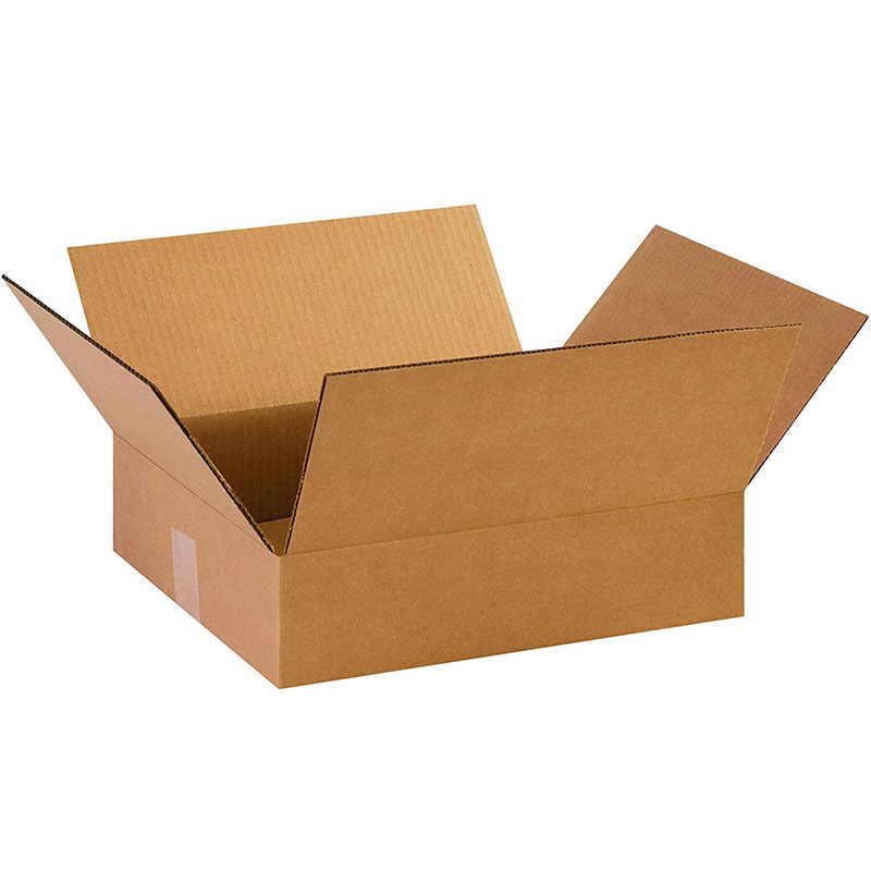 14 3/8" x 12-1/2" x 3-1/2" Corrugated Box