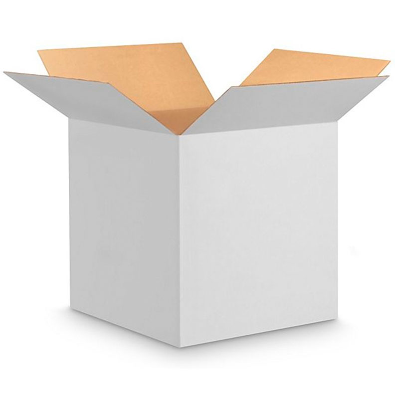 20" x 20" x 20" White Corrugated Box