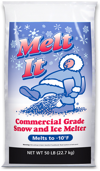 Melt It® Commercial Grade Snow and Ice Melter, 50 Lb. Bag