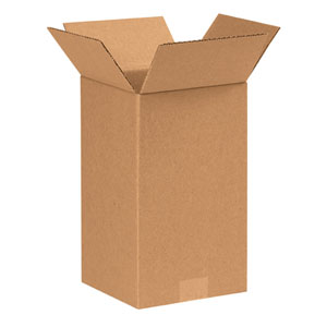 7" x 7" x 12" Tall Corrugated Box