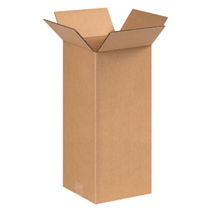 8" x 8" x 17" Tall Corrugated Box