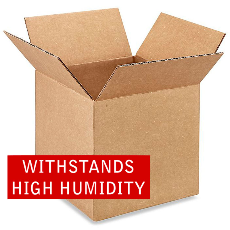 8" x 8" x 8" W5c Weather Resistant Corrugated Boxes 8" x 8" x 8" W5c Weather Resistant Corrugated Boxes