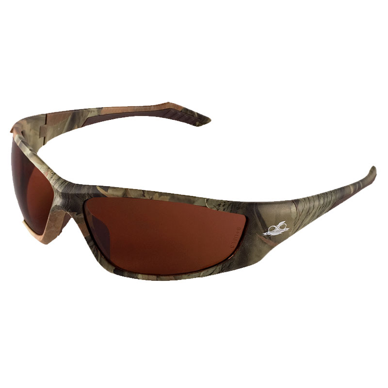 Javelin Precision Lens Safety Glasses. Lens: Brown. Frame: Camouflage, 12/Cs Javelin Precision Lens Safety Glasses. Lens: Brown. Frame: Camouflage, 12/Cs