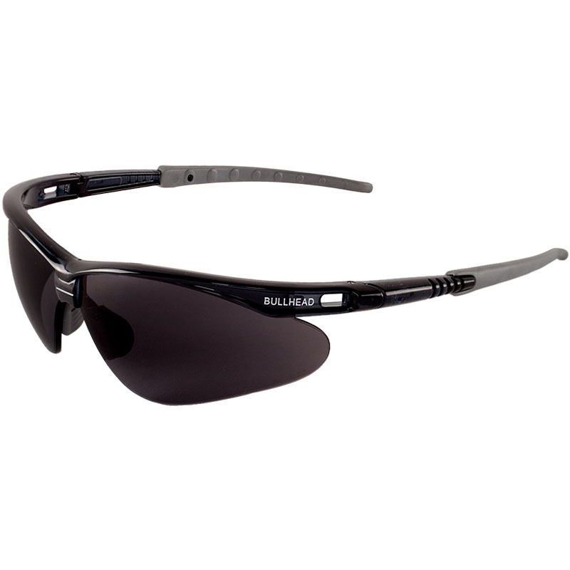 Stinger Anti-Fog Safety Glasses. Lens: Smoke. Frame: Crystal Black, 12/Cs Stinger Anti-Fog Safety Glasses. Lens: Smoke. Frame: Crystal Black, 12/Cs