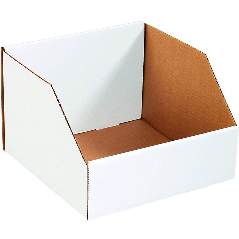 12" x 12" x 8" Jumbo Open Top Bin Box