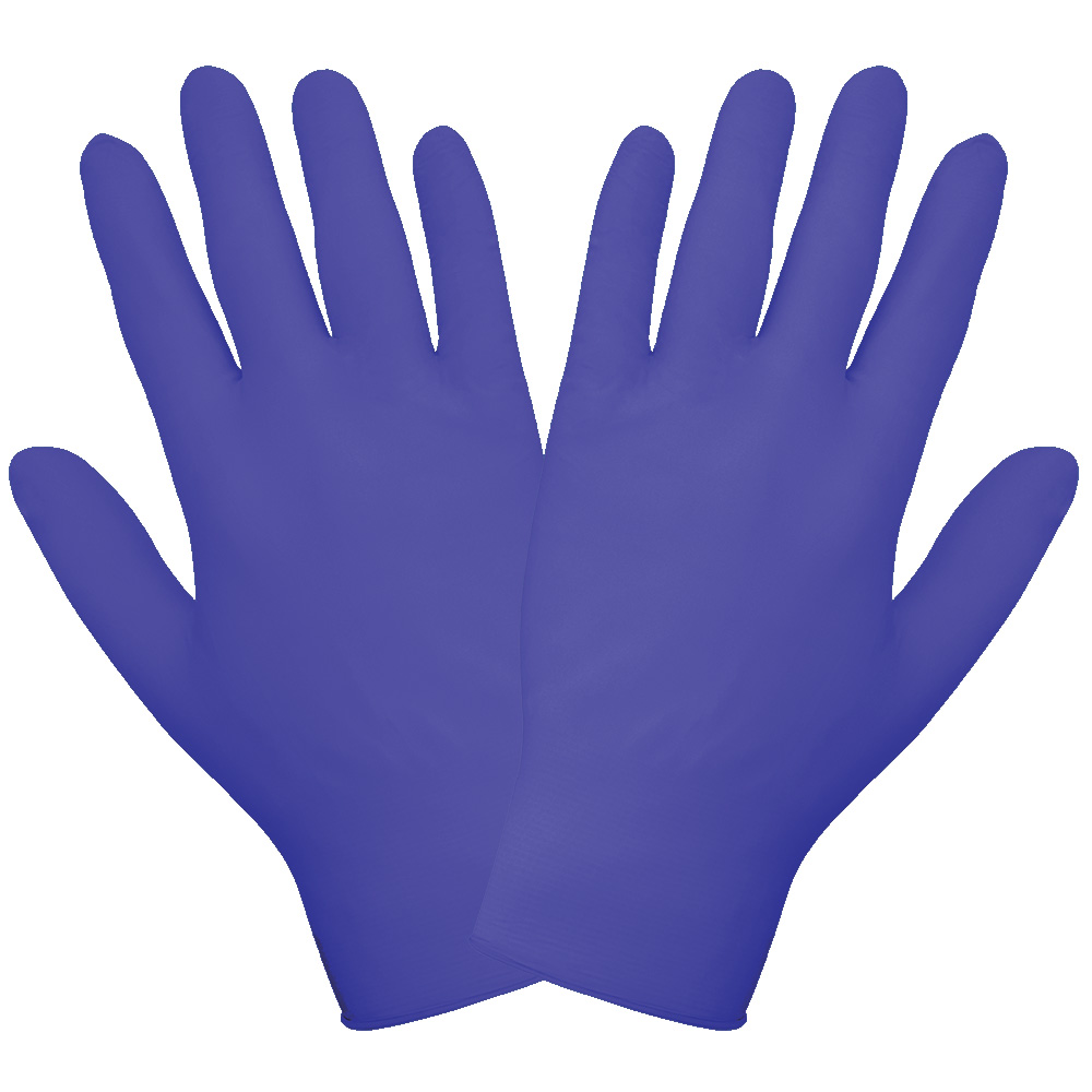Nitrile Gloves, Powder Free, Dark Violet, Small, 2.5 Mil  300/Box