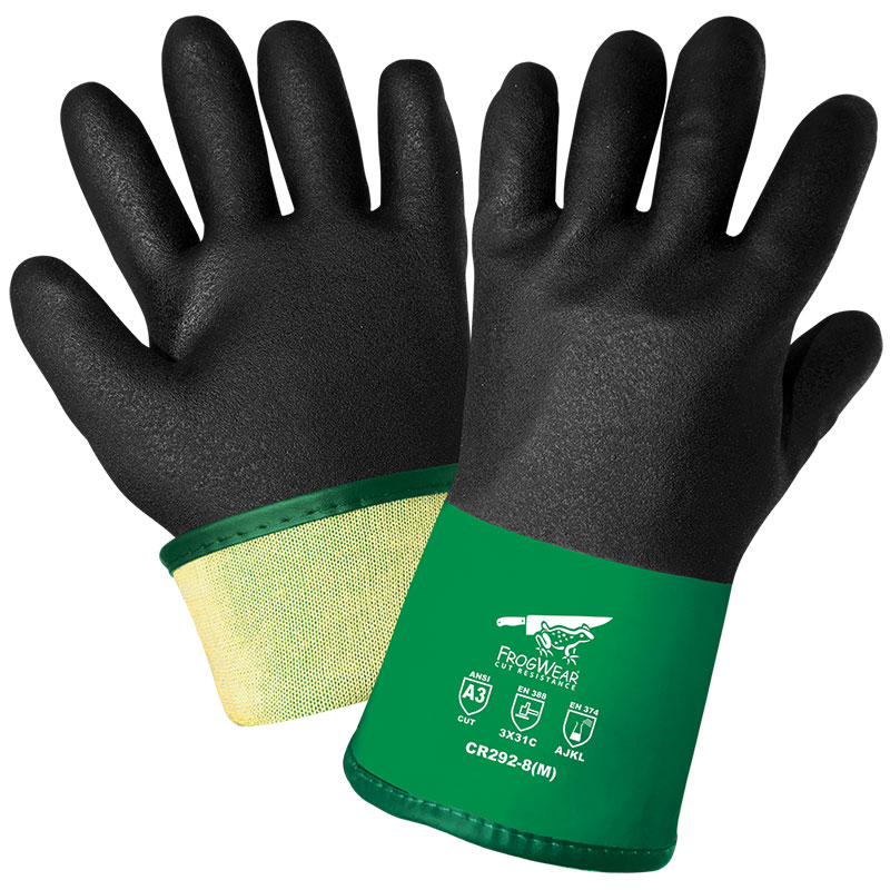 Frogwear Gloves, 12" 15 Gauge Arlene Cut Resistant Liner, ANSI Cut Level A3, Large, 12 Pair/Pkg