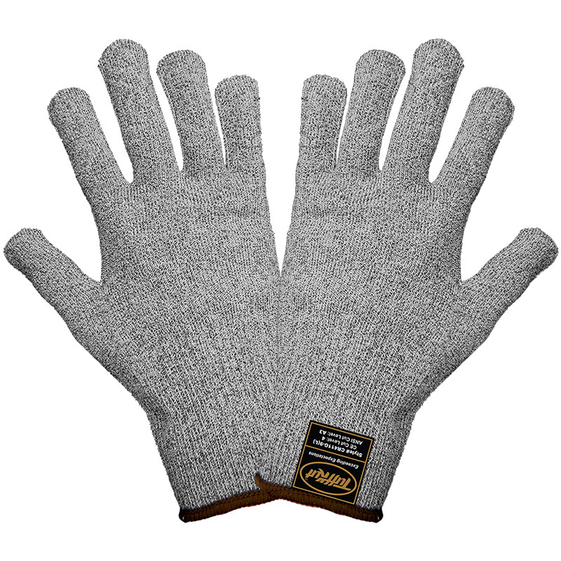 Samurai Gloves, Lightweight 13 Gauge Seamless Knit Glove Sewn With Tuffkut, FDA Compliant, ANSI Cut Level A3, Medium, 1 Each