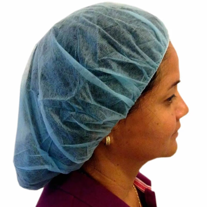 Blue Bouffant Hairnet. 21". 1000/Cs.