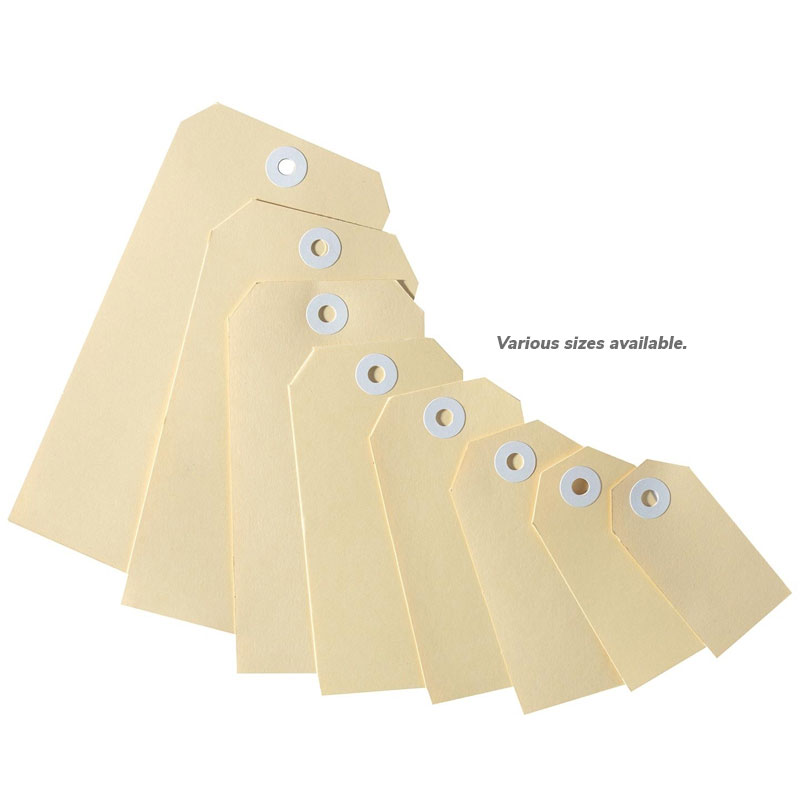 2-3/4"x 1-3/8" 13 Pt. Manila Shipping Tags w/o Wire. 1000/Cs 2-3/4"x 1-3/8" 13 Pt. Manila Shipping Tags w/o Wire. 1000/Cs