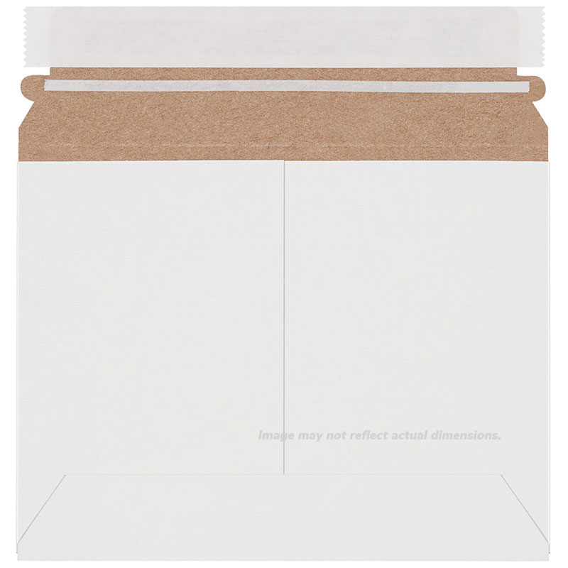 18" x 24" White Stay Flat Self-Seal Mailer. 50/Cs