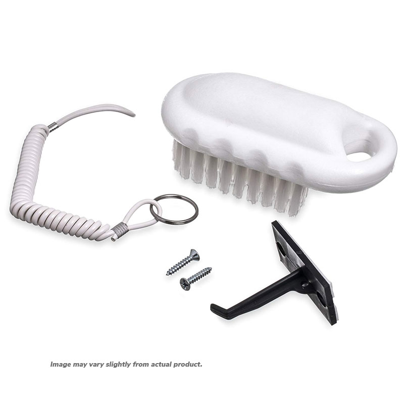 Hand and Nail Brush Kit, White, 1/Ea.