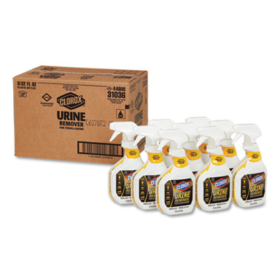 Clorox Urine Remover Spray Fruity Floral Scent. 32 oz. 9/Cs