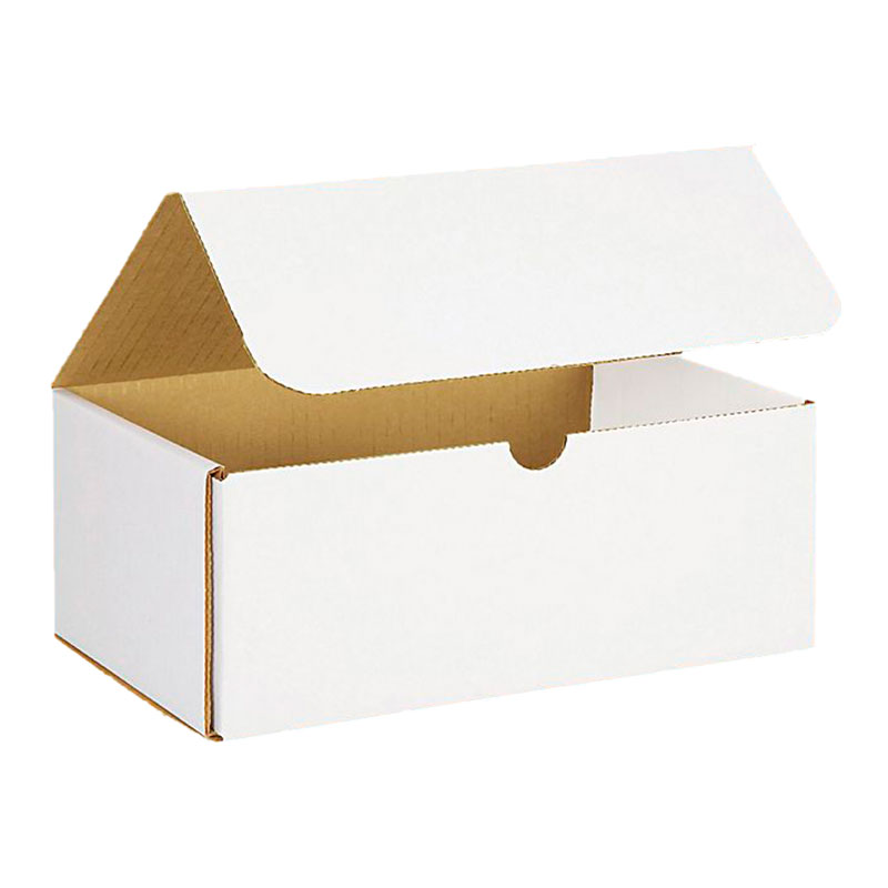 10 x 6 x 4 White Corrugated Mailers. 1/Ea